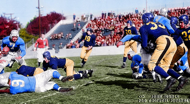 1938 Rams Dark Blue and Yellow Uniforms