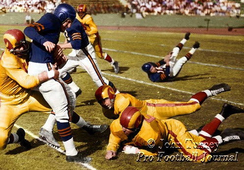 1949 Rams Gold and Red Uniform Experiment