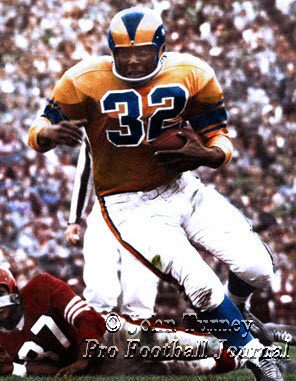 1953-57 Rams Numerals with White Trim