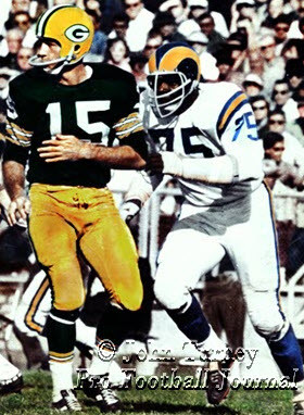 1958-62 Rams Blue Home Jerseys without White Stripes