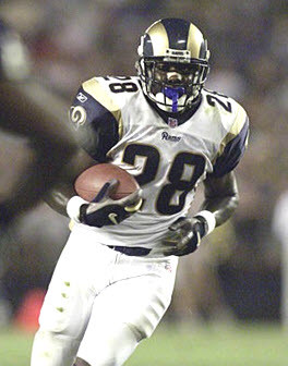 2001 (preseason) / 2007-2016 Rams Uniform Variant