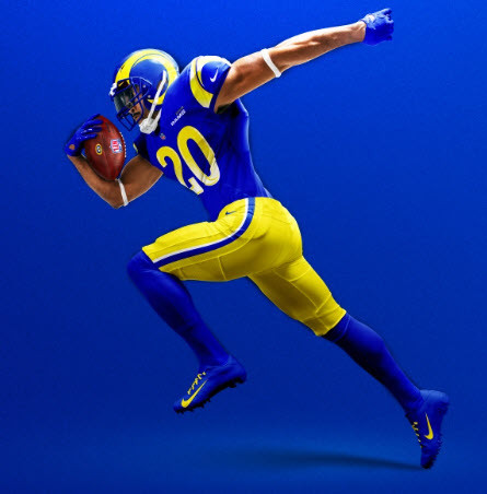 2020 Rams Royal and Sol Uniforms