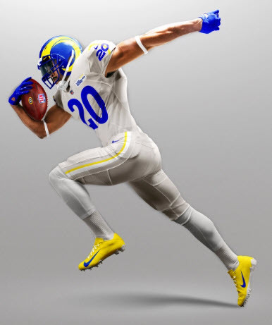 2020 Rams Bone Light Grey Uniforms