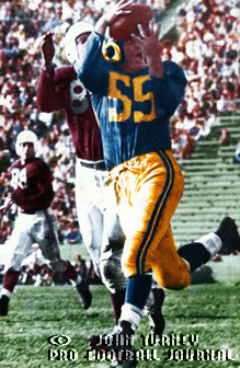 1948 Rams Blue Jersey Variation with Horn Helmet