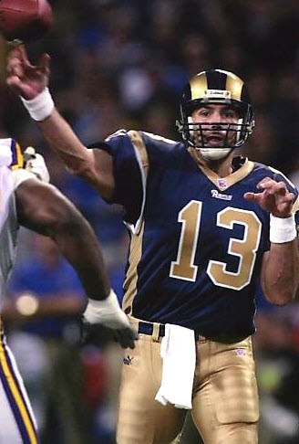 2000 Rams Navy and Old Gold Uniforms with Square Numerals