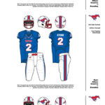 SMU Football Pony Express Uniform Concepts