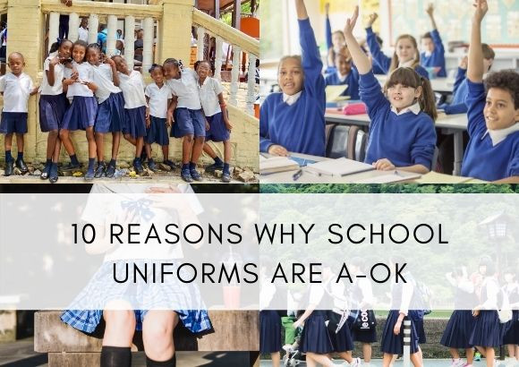 Diverse students in school uniforms, symbolizing unity and equality
