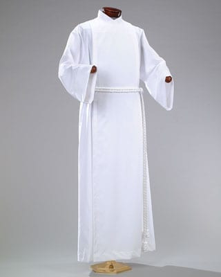Clergy wearing alb