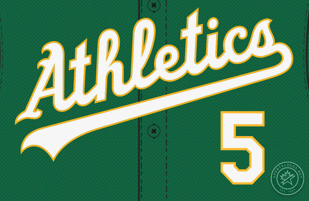 Oakland Athletics jersey logo for 2025 season