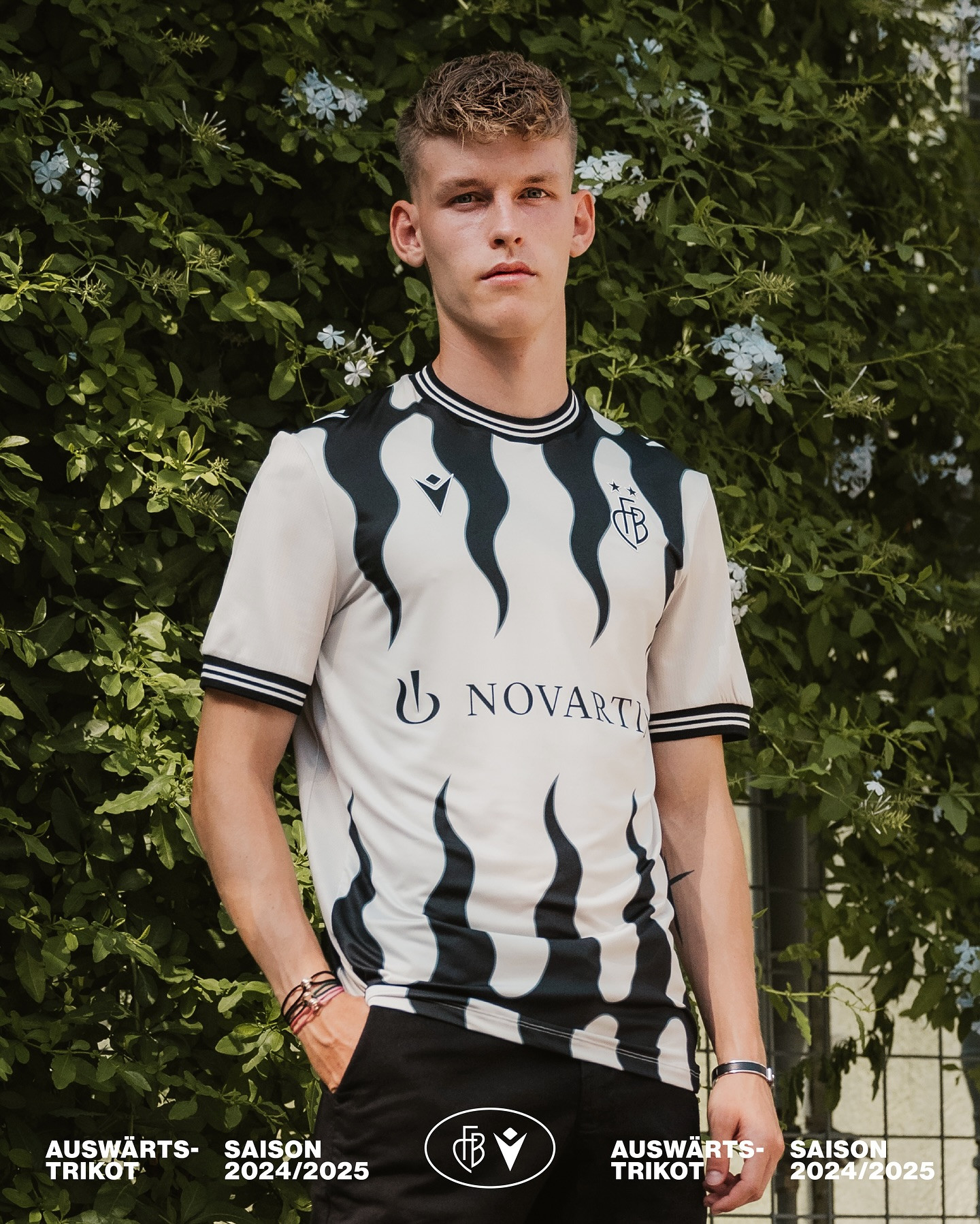 FC Basel 2024-2025 Away Jersey: Another gem in the collection, designed by Adidas.