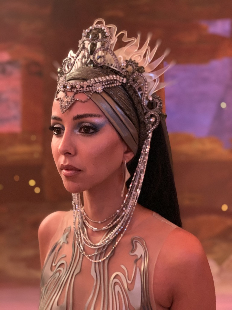 Gia Sandhu as T'Pring in Vulcan Dress Star Trek