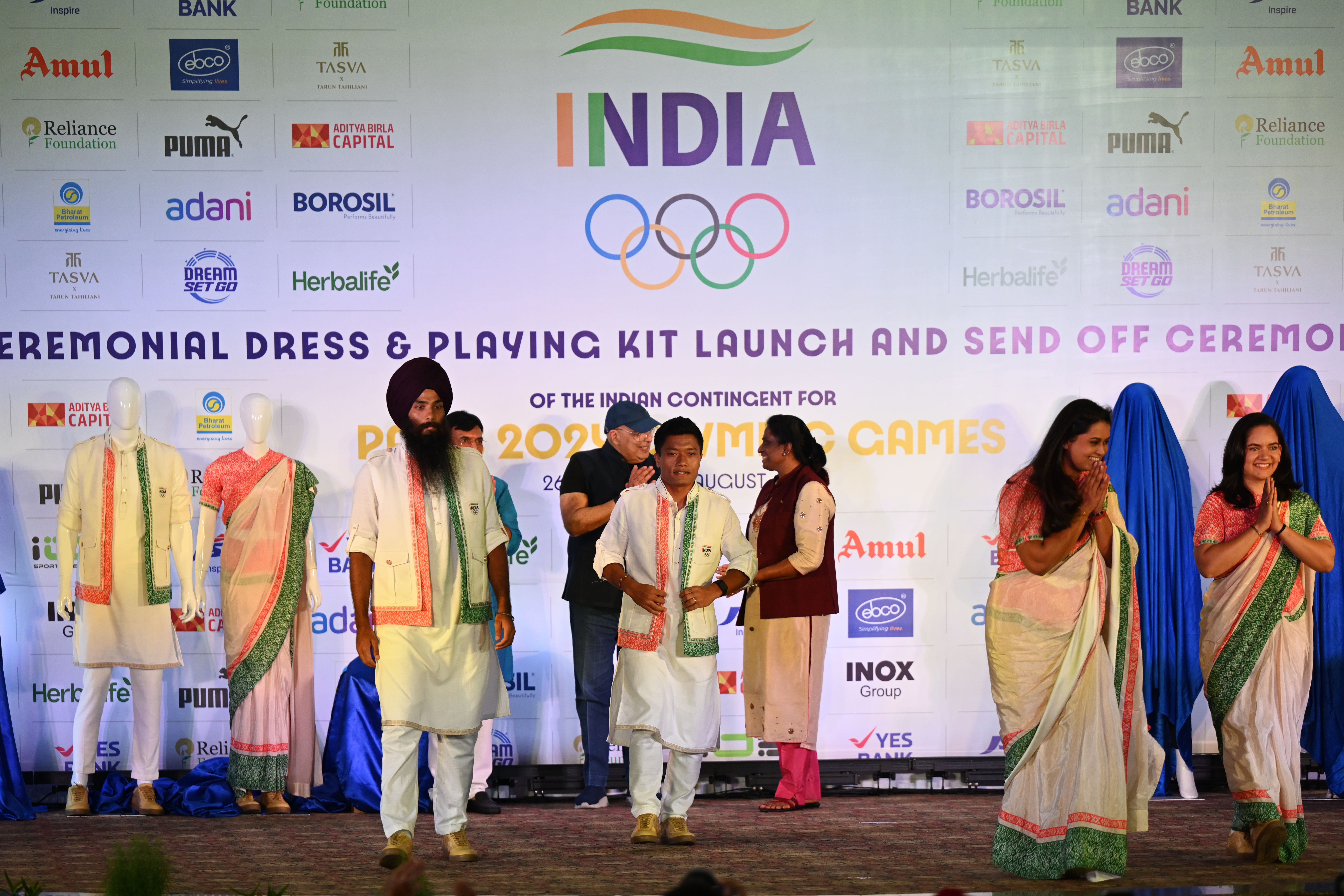 Team India Tarun Tahilian Olympic Uniforms 2024