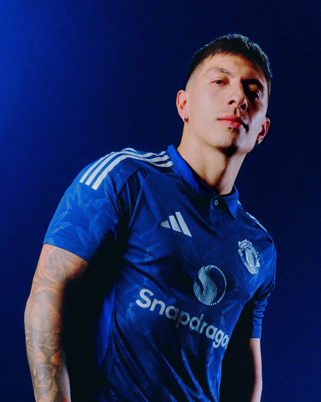 Manchester United 2024-2025 Third Kit: A unique blue design by Adidas.