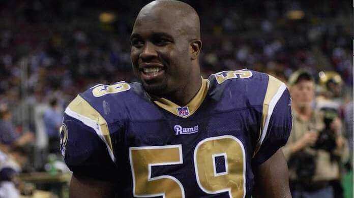 London Fletcher in St. Louis Rams Uniform