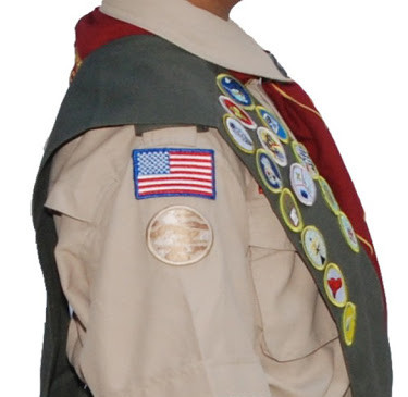 Right Sleeve of Scout Troop Uniform