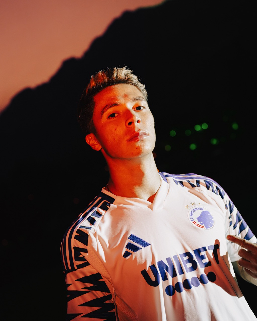 FC Copenhagen 2024-2025 Home Jersey: To be worn by Rodrigo Huescas, designed by Adidas.