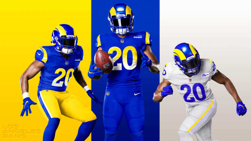 Los Angeles Rams Modern Uniforms 2020-Present