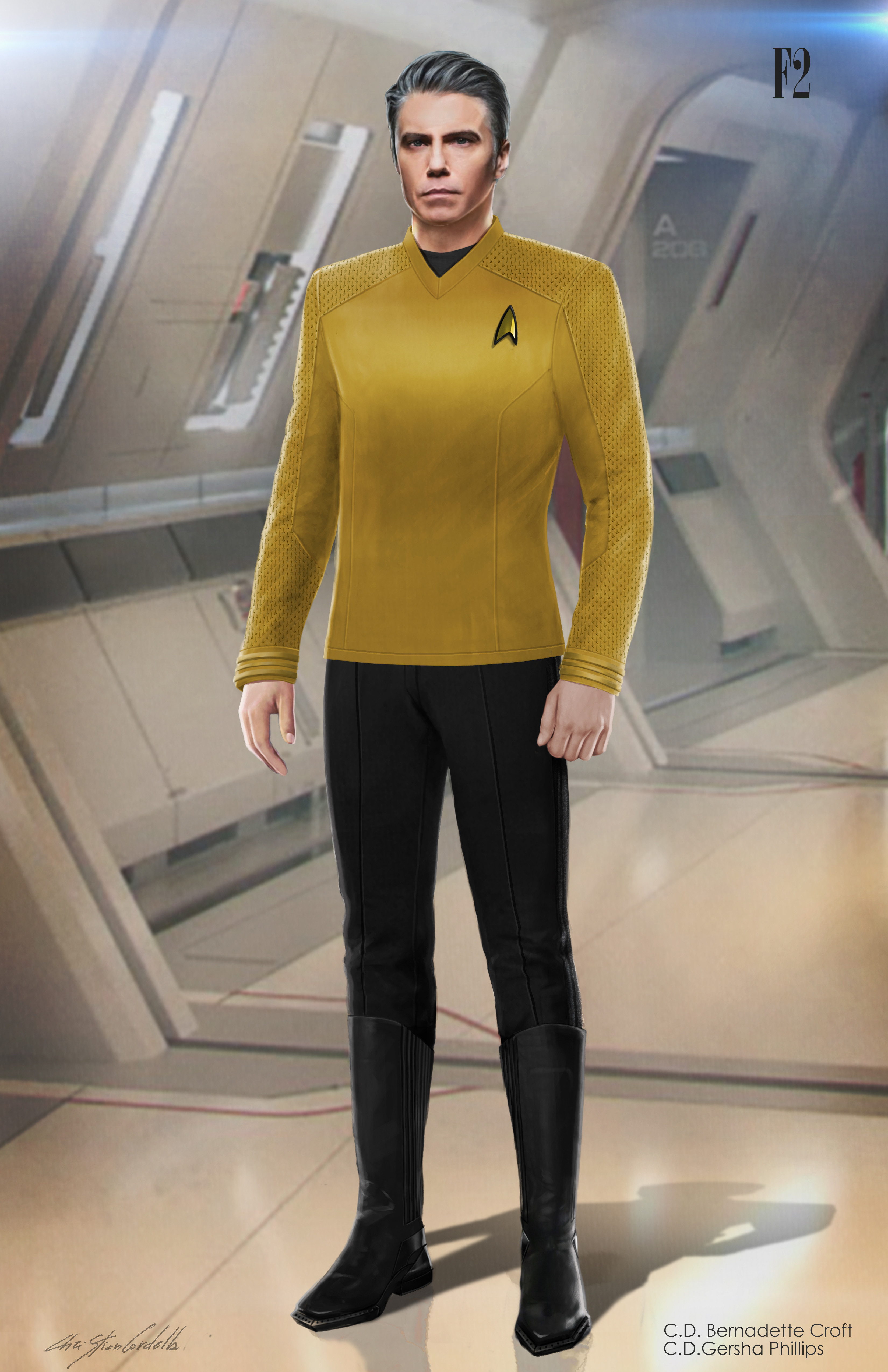 Captain Pike Star Trek Strange New Worlds Uniform