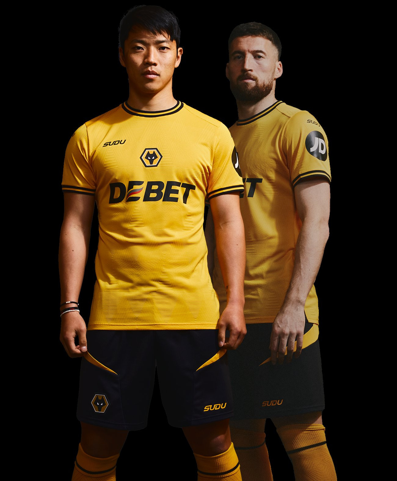 Wolverhampton Wanderers 2024-2025 Home Jersey: A bold design by Castore.