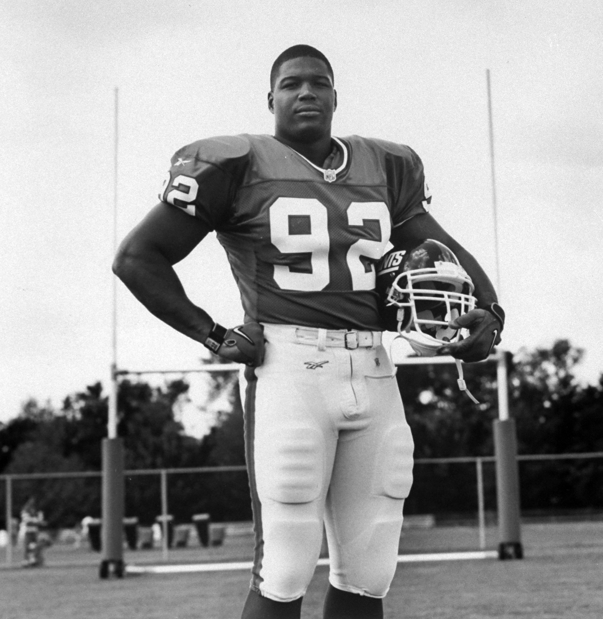 NY Giants Michael Strahan, 1998.