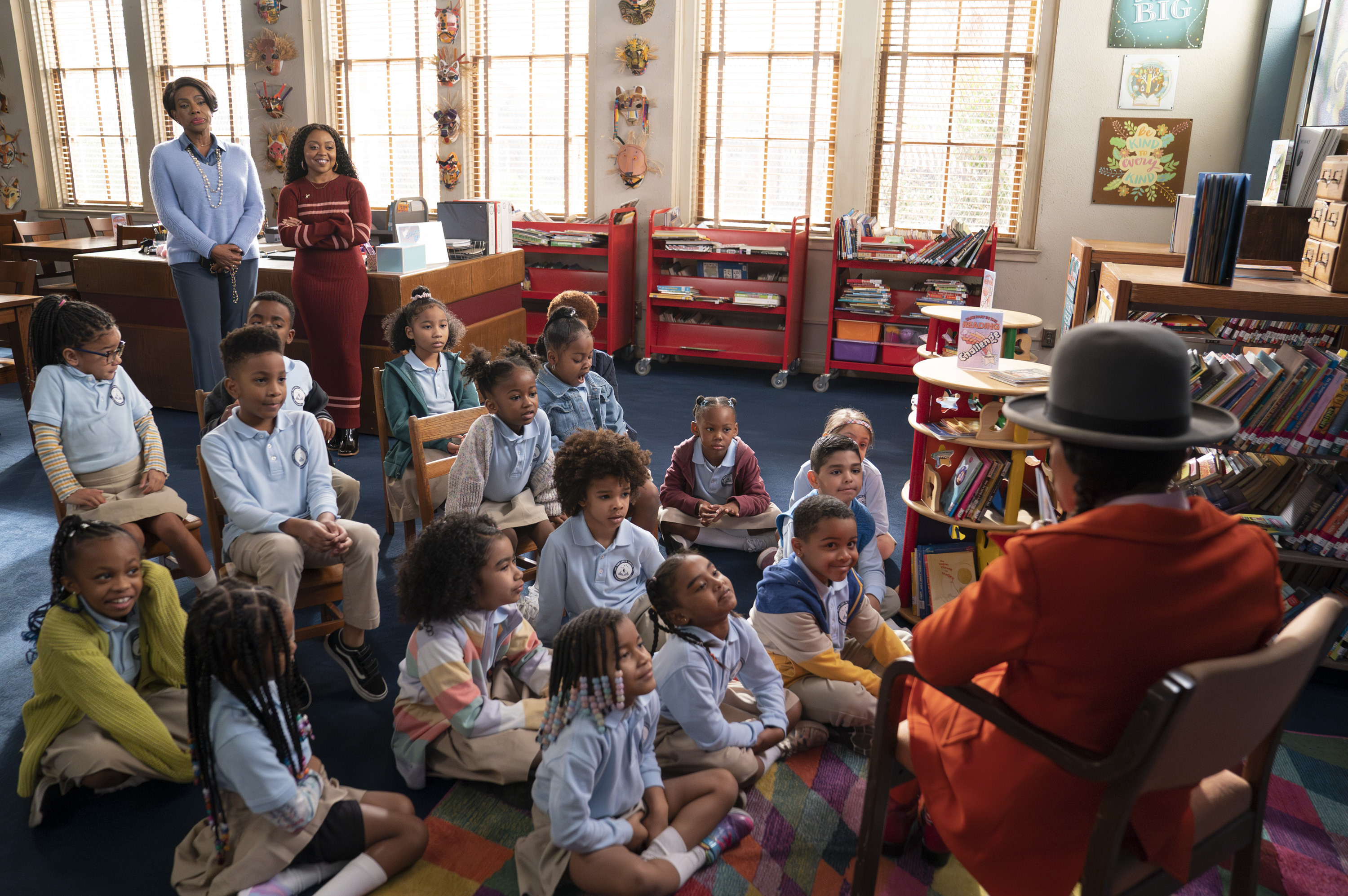 Abbott Elementary costumes in season three designed by Susan Michalek