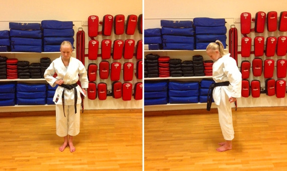 Fixing the details of the karate gi