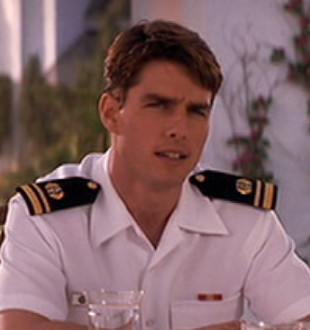 Tom Cruise in "A Few Good Men" Marine Uniform