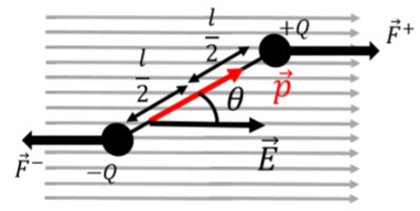 Electric Dipole in a Uniform Electric Field