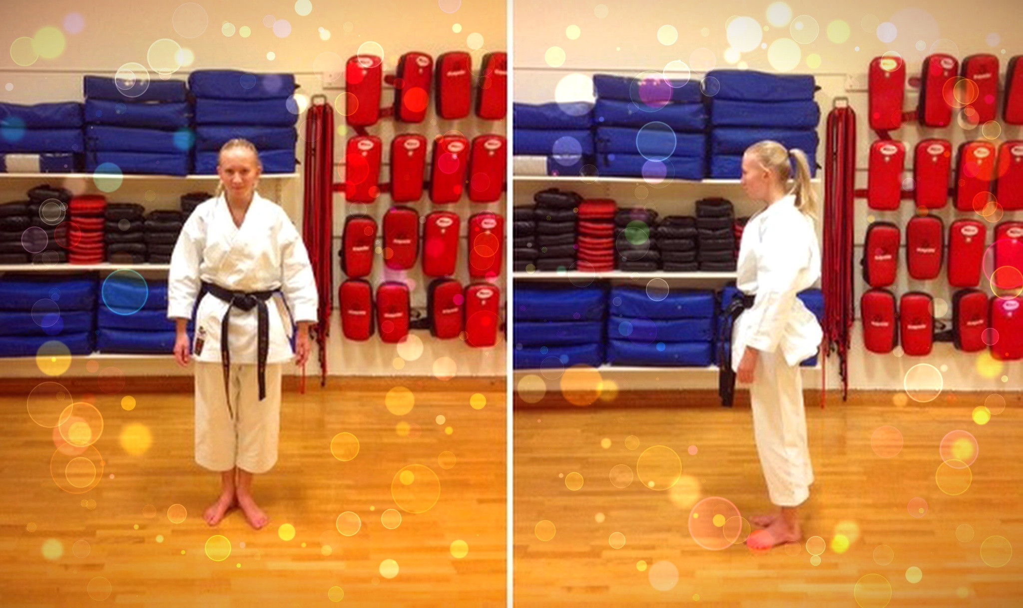 Looking great in a karate gi