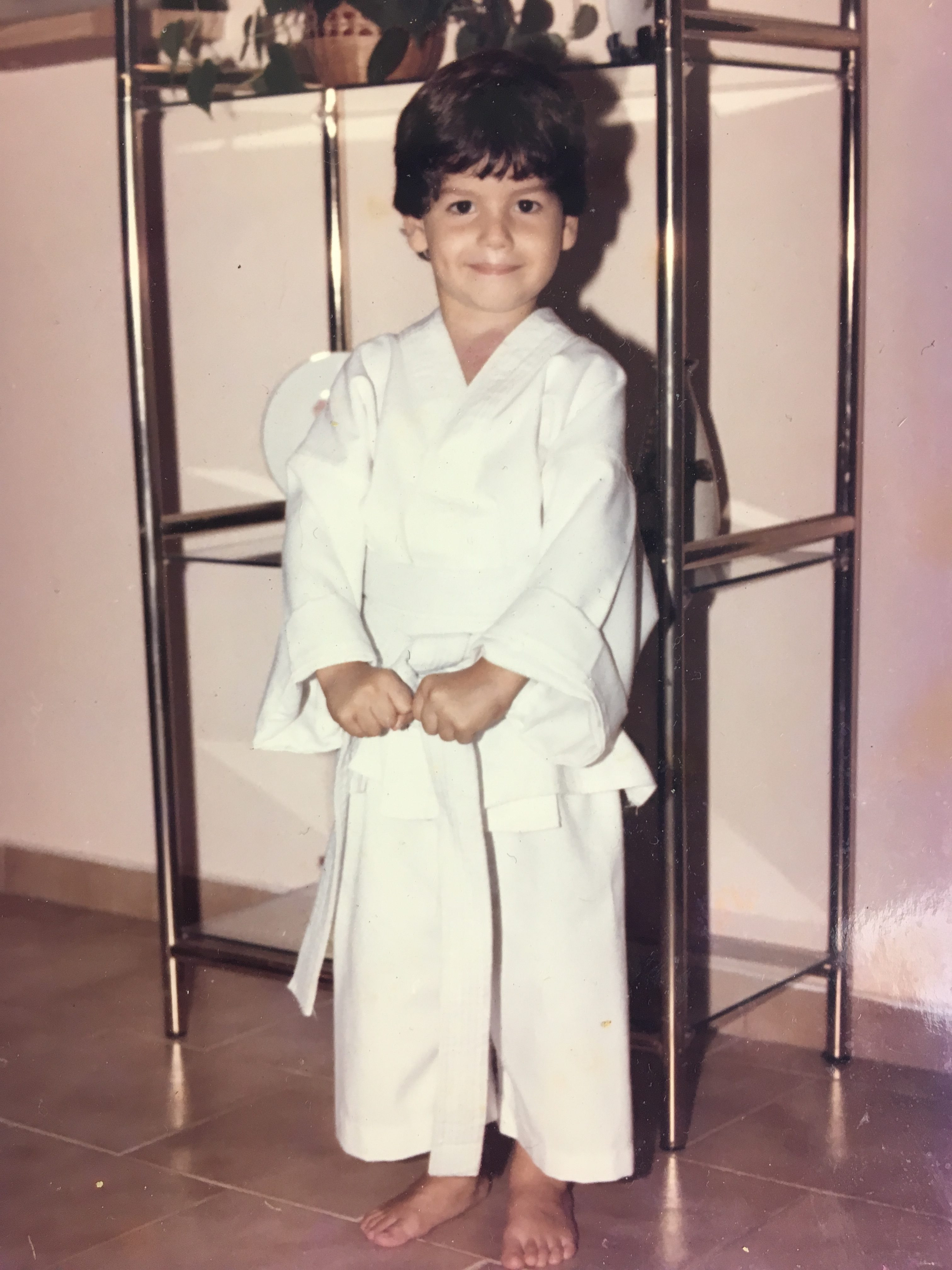 Karate gi uniform white lightweight