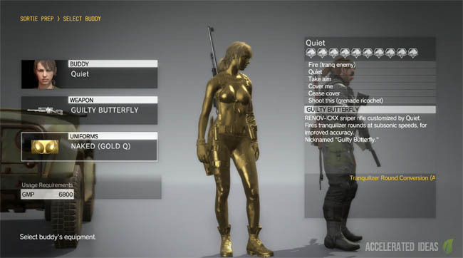 Quiet Gold uniform