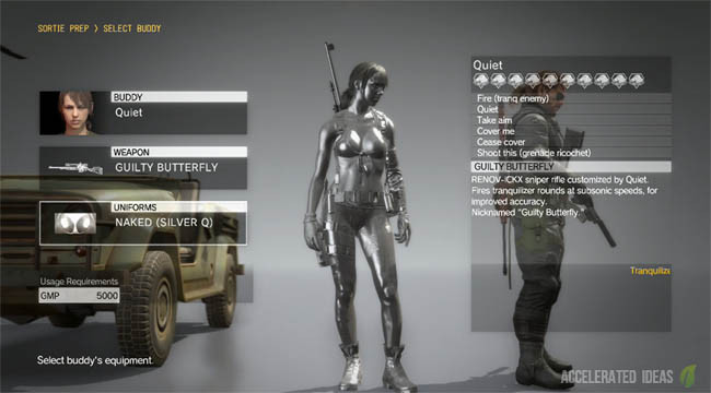 Quiet Silver uniform