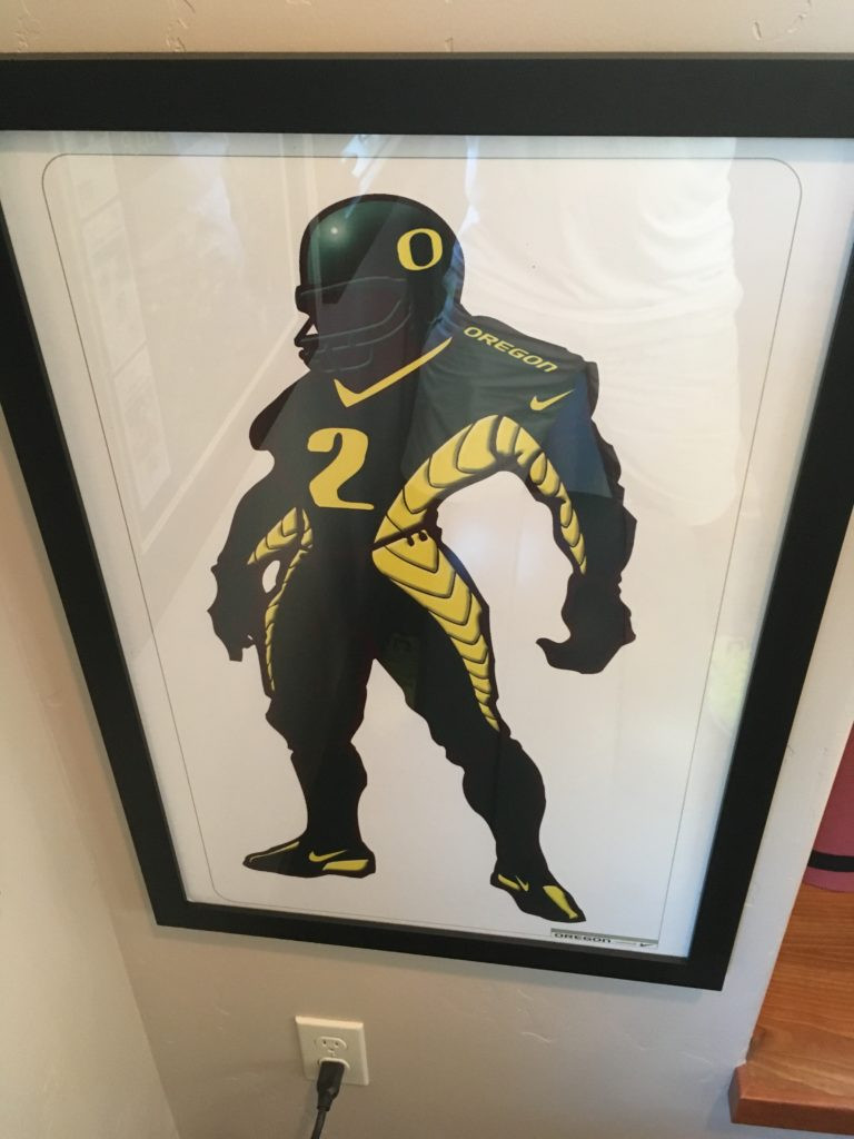 Spider Duck concept uniform for Oregon Ducks