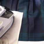 Flattening pleats before hemming for a precise alteration